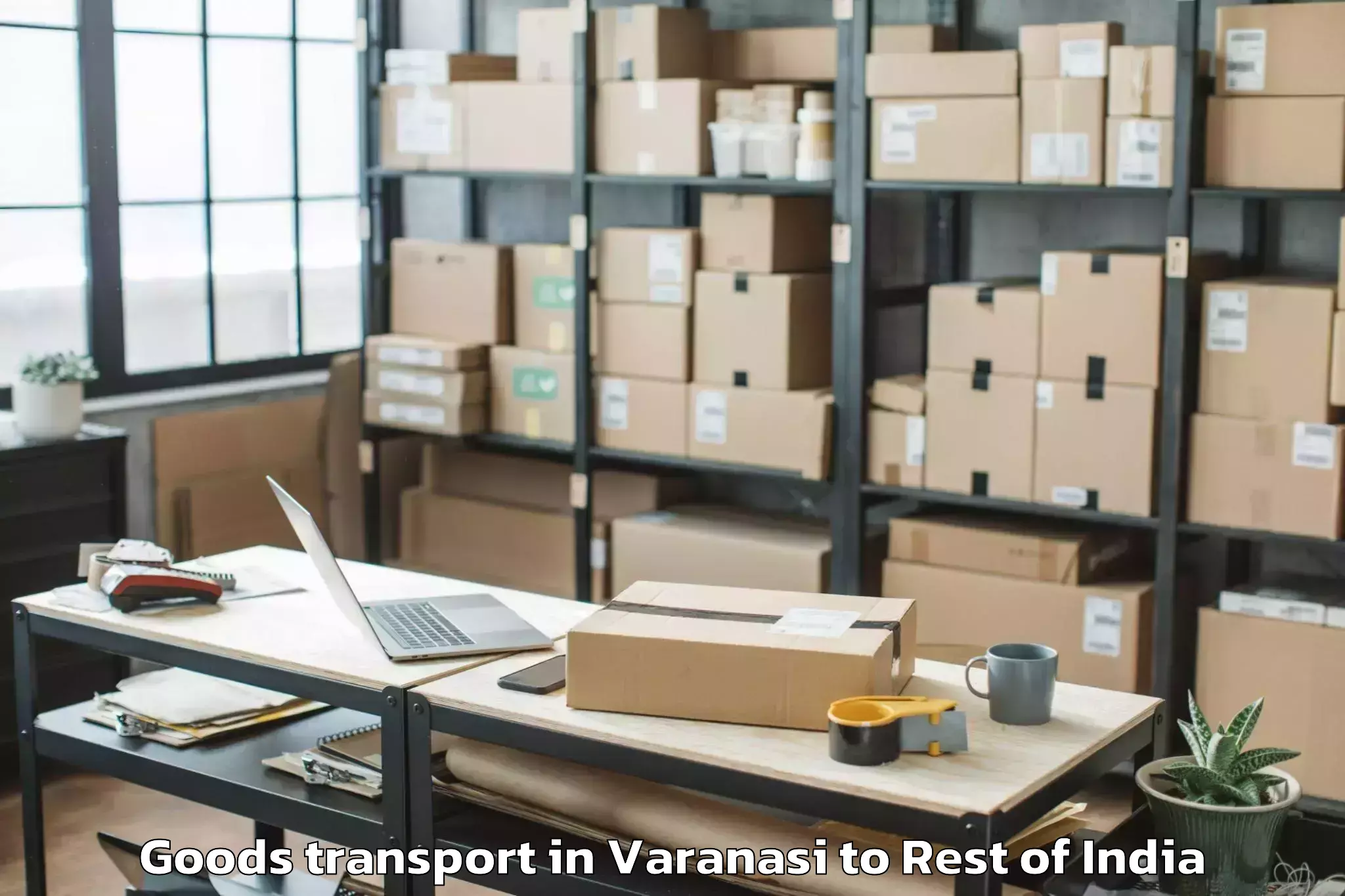 Top Varanasi to Chinyalisour Goods Transport Available